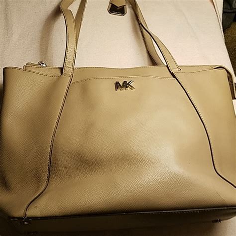 Michael Kors ‘Maddie’ Large Tote Handbag Pearl Gray with 